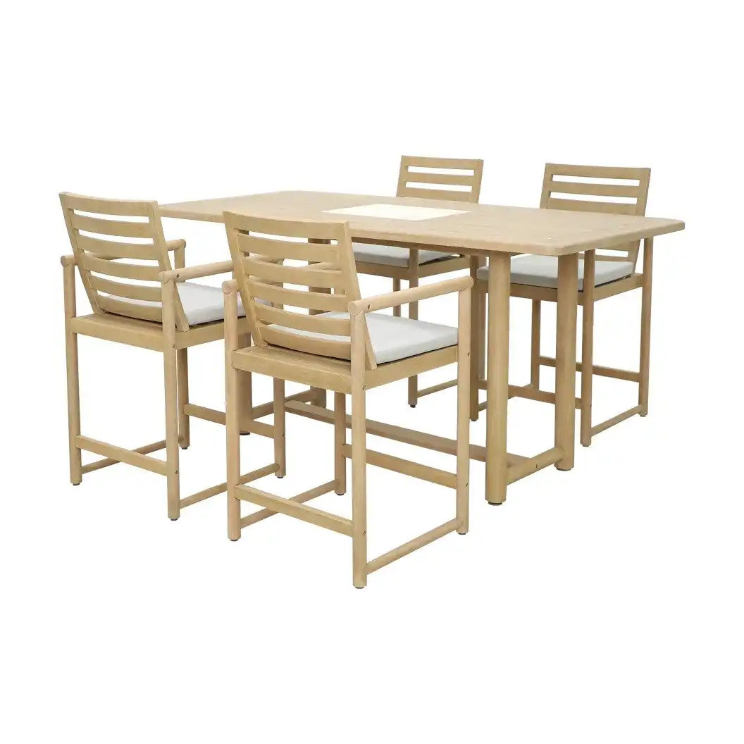 Breeze 5 Piece Timber Bar Setting