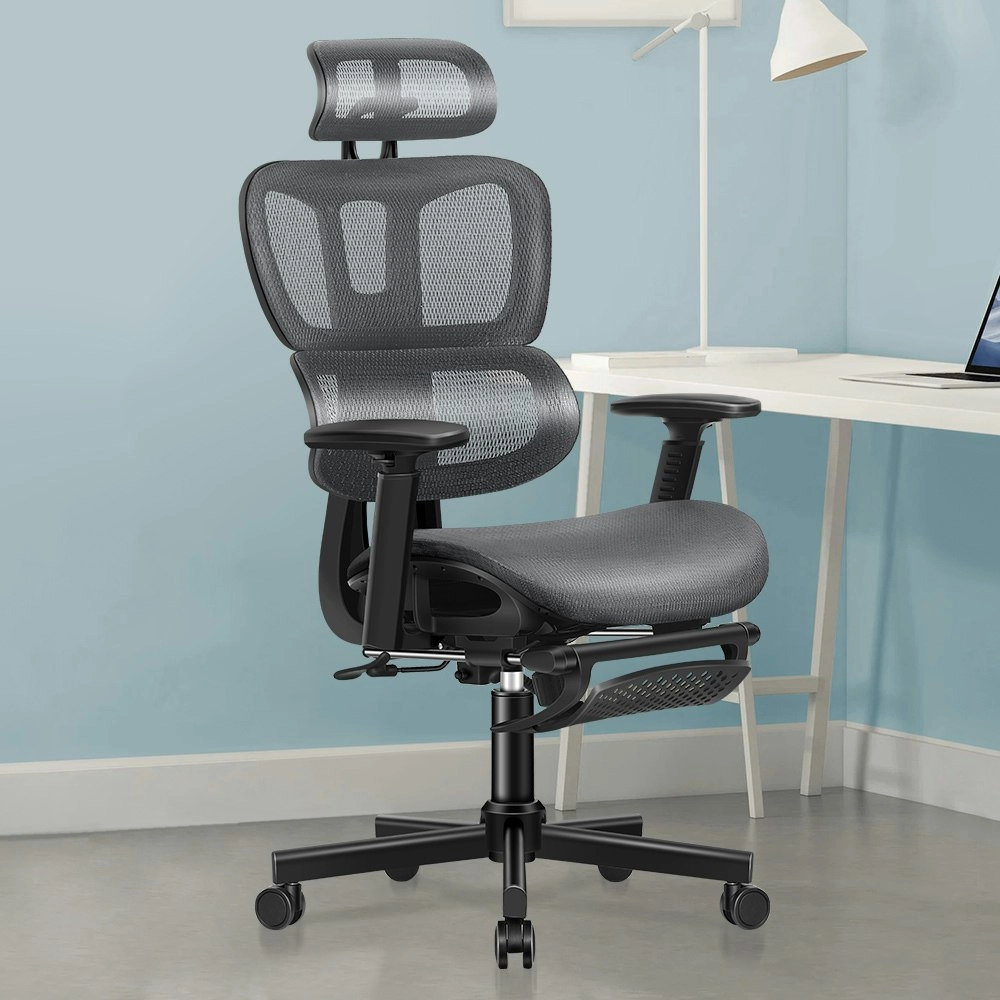 Alfordson Mesh Executive Ergonomic Office Chair Grey