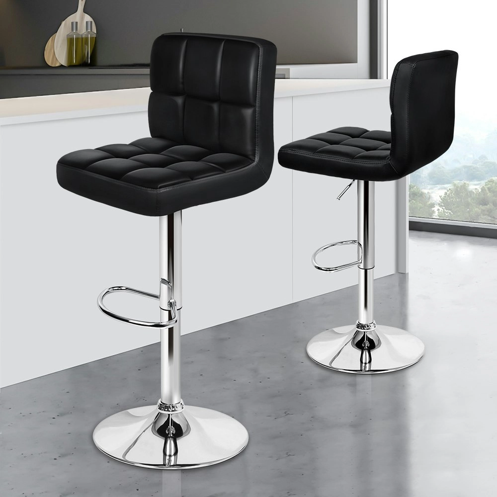 Alfordson Bar Stools L Shape Black Ralph x2