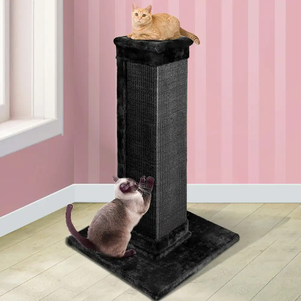 BEASTIE Cat Tree Scratcher Tower Scratching Post Condo House Furniture Wood 92cm