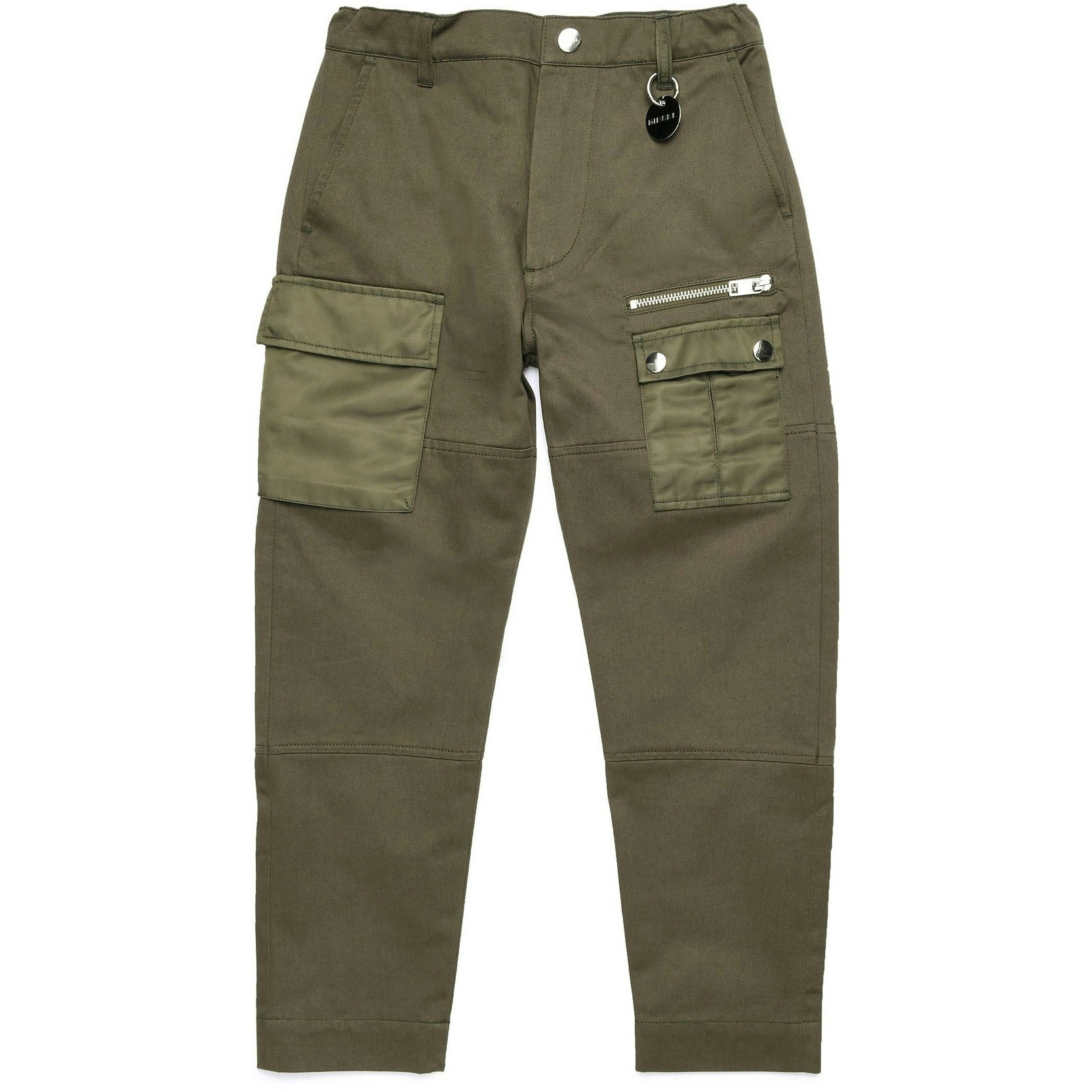 Diesel Kids Genderless Khaki Cargo Pants