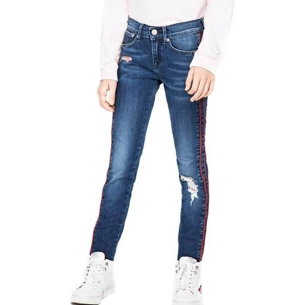 Pepe Kids Pepe Jeans Girls Pixlette Racer Skinny Denim Jeans