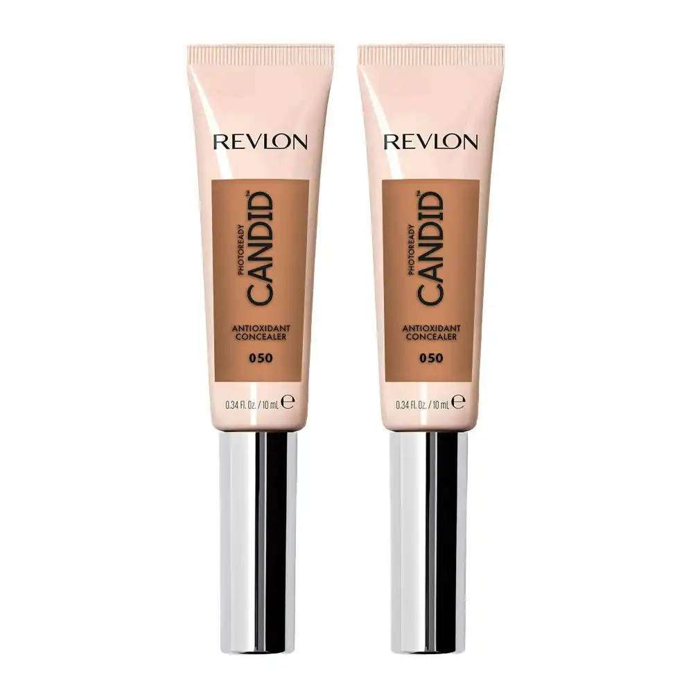 Revlon Photoready Candid Antioxidant Concealer 10ml 050 Medium Deep - 2 Pack