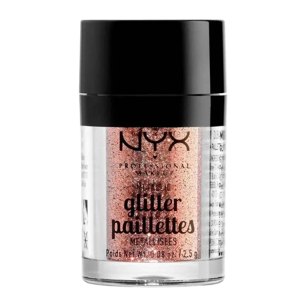 NYX Professional Nyx Metallic Glitter 2.5g Mgli01 Dubai Bronze