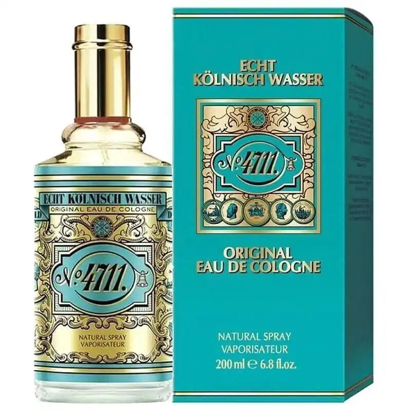 Maurer & Wirtz 4711 Original Eau de Cologne 200ml EDC (Unisex) SP 100% Genuine