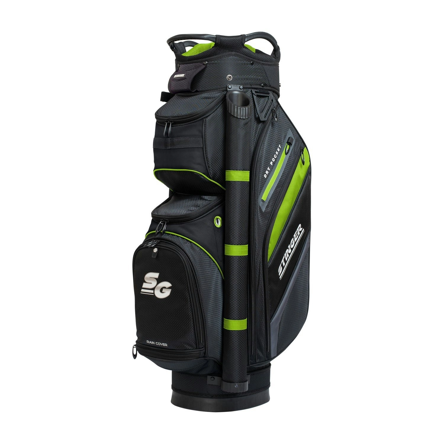 Light Weight Premium Golf Bag - Black/Lime