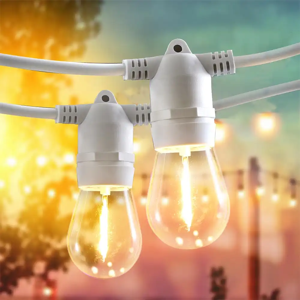 Connectable outdoor deals lights