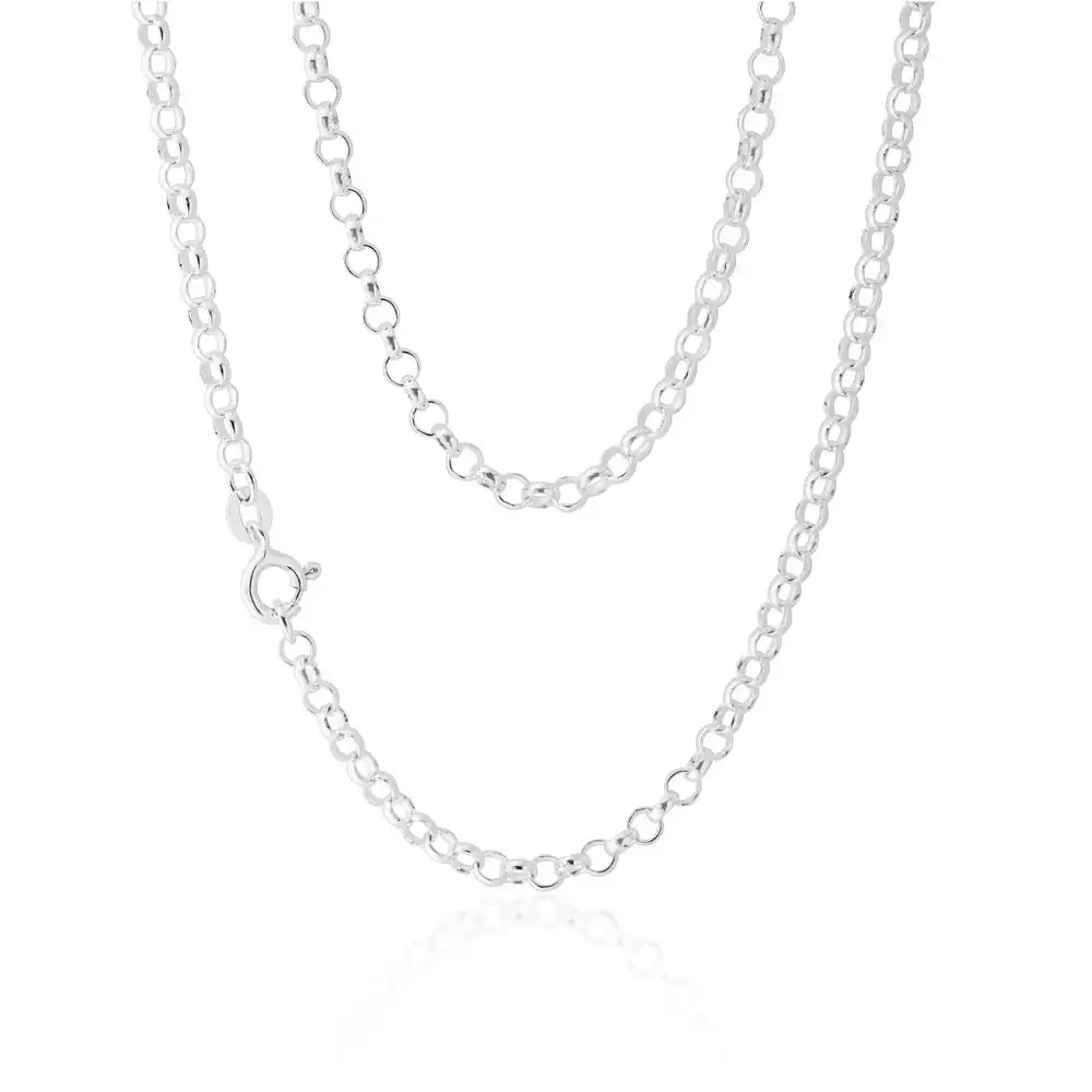 Sterling Silver 45cm 70 Gauge Belcher Chain