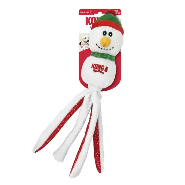 KONG Holiday Wubba - Snowman