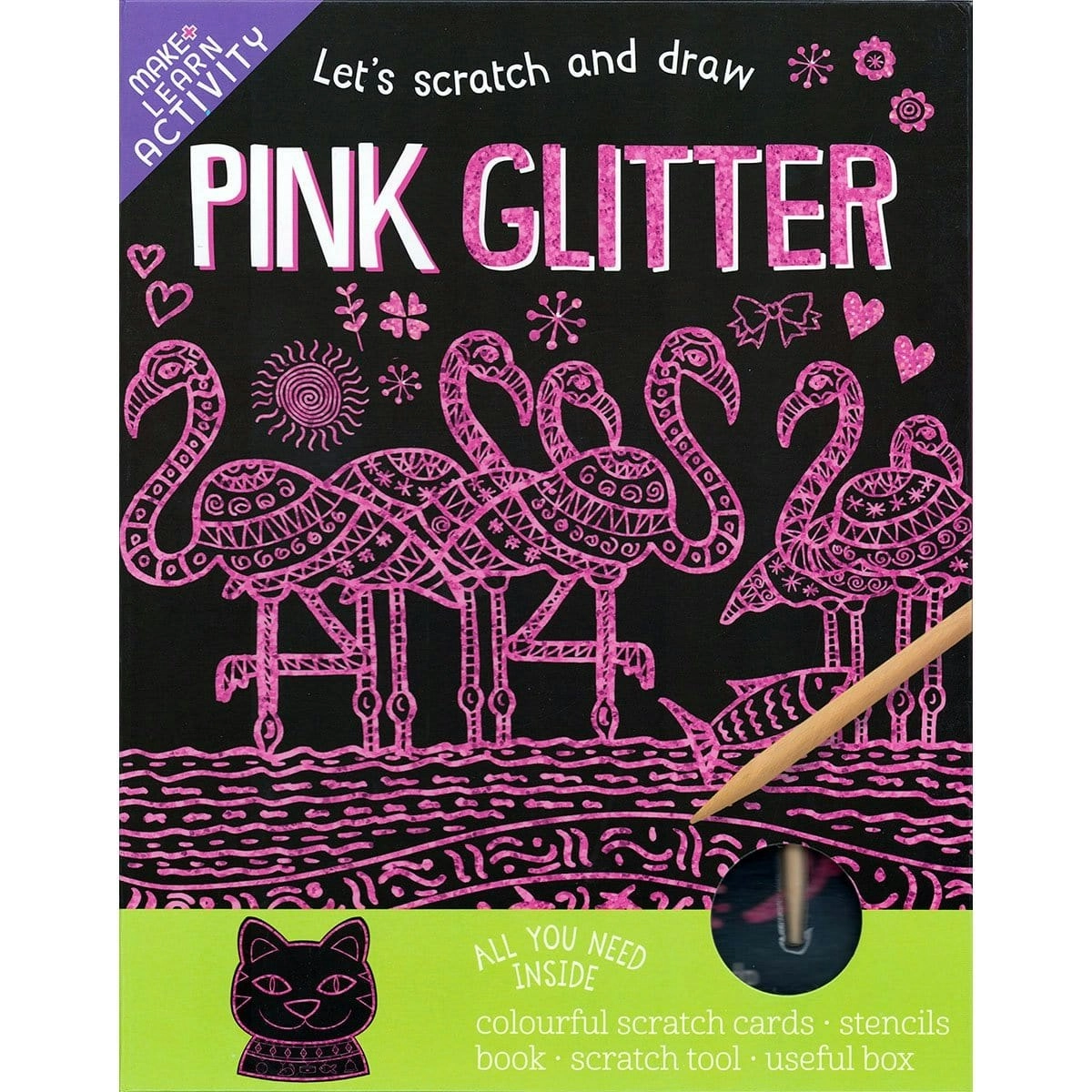 Promotional Let's Scratch And Draw - Pink Glitter