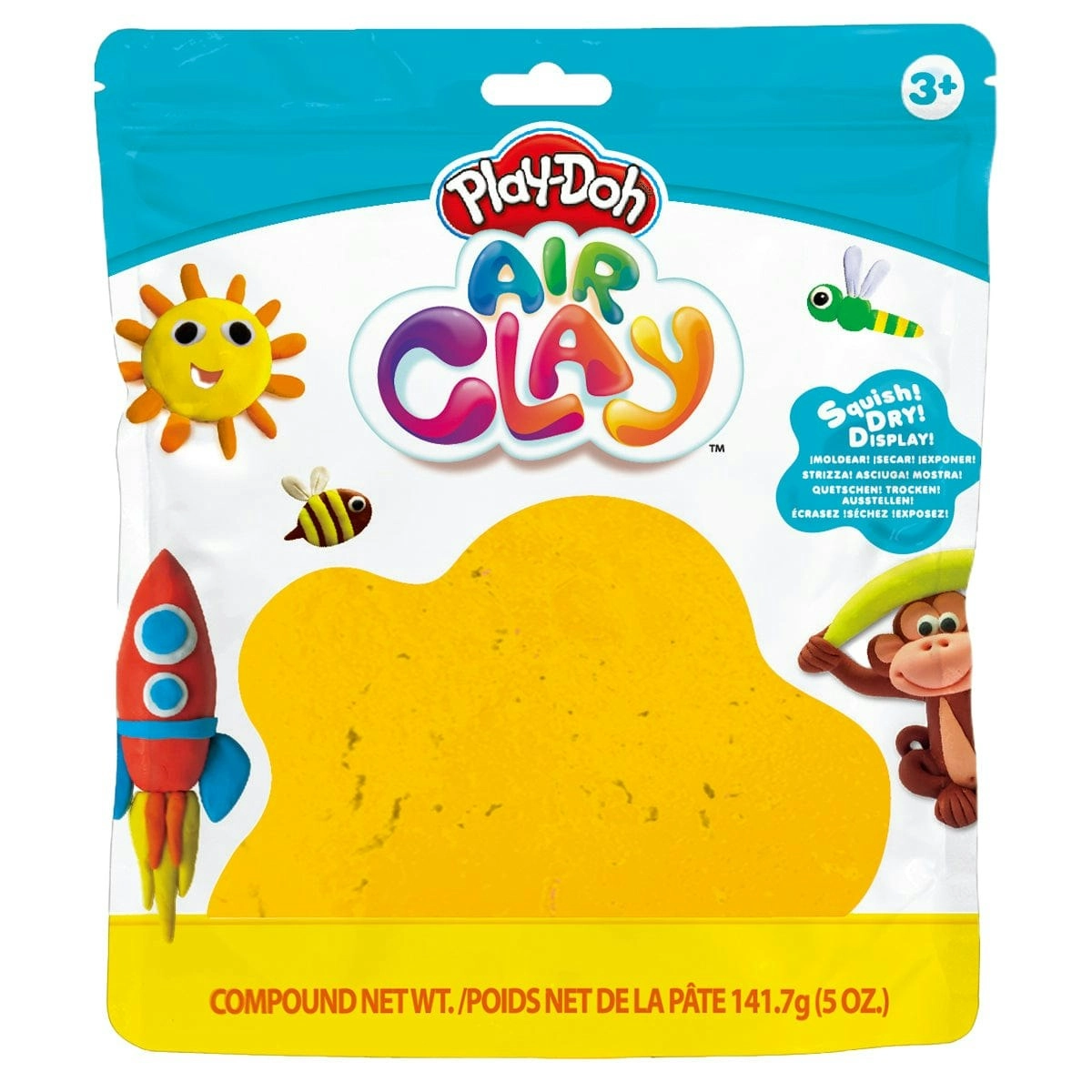 Play Doh Air Clay 5oz - Yellow