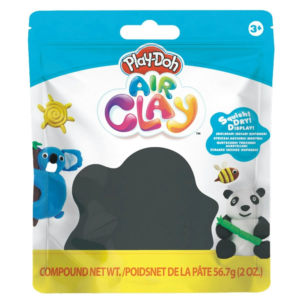 Play Doh Air Clay 2oz - Black