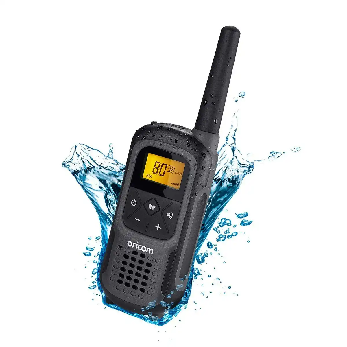 Oricom UHF2500 2 Watt Waterproof Handheld UHF CB Radio Single Pack