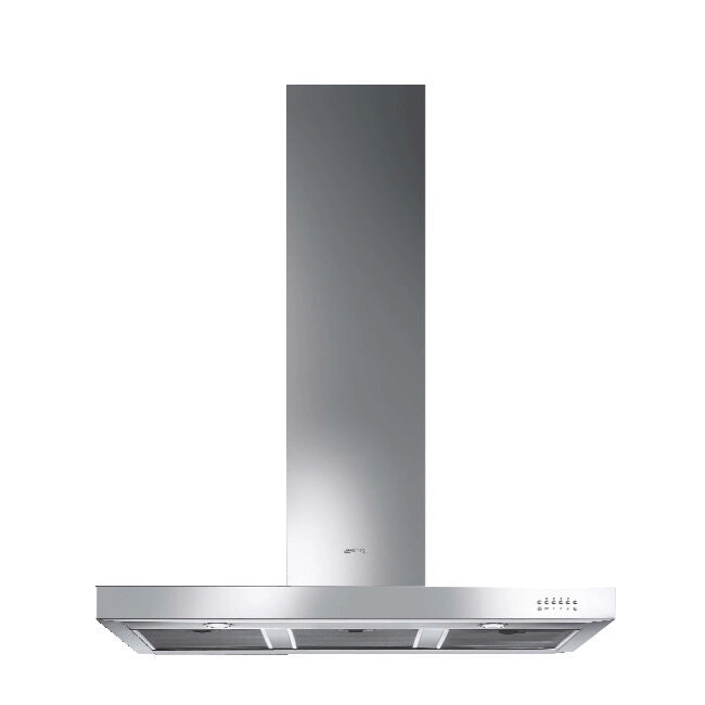 SMEG Classic Aesthetic Stainless Steel Canopy Rangehood