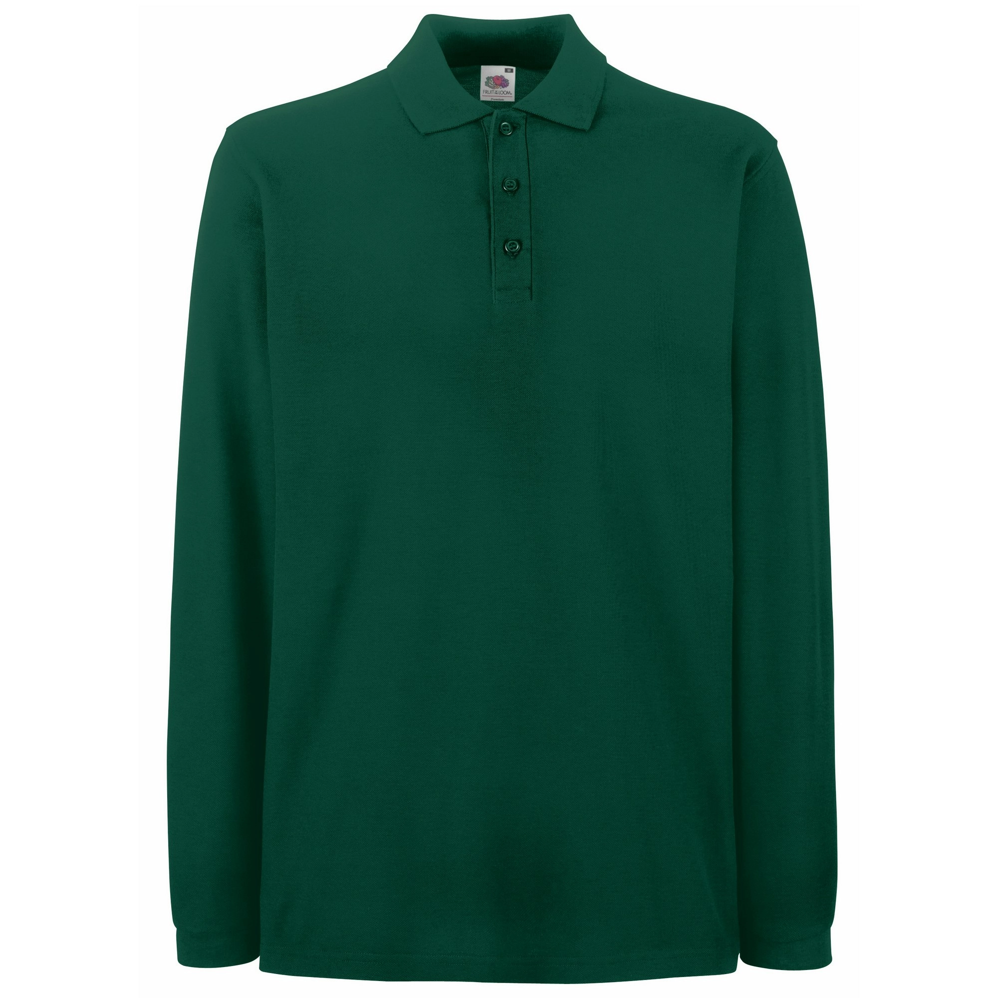 Fruit of the Loom Mens Premium Long Sleeve Polo Shirt