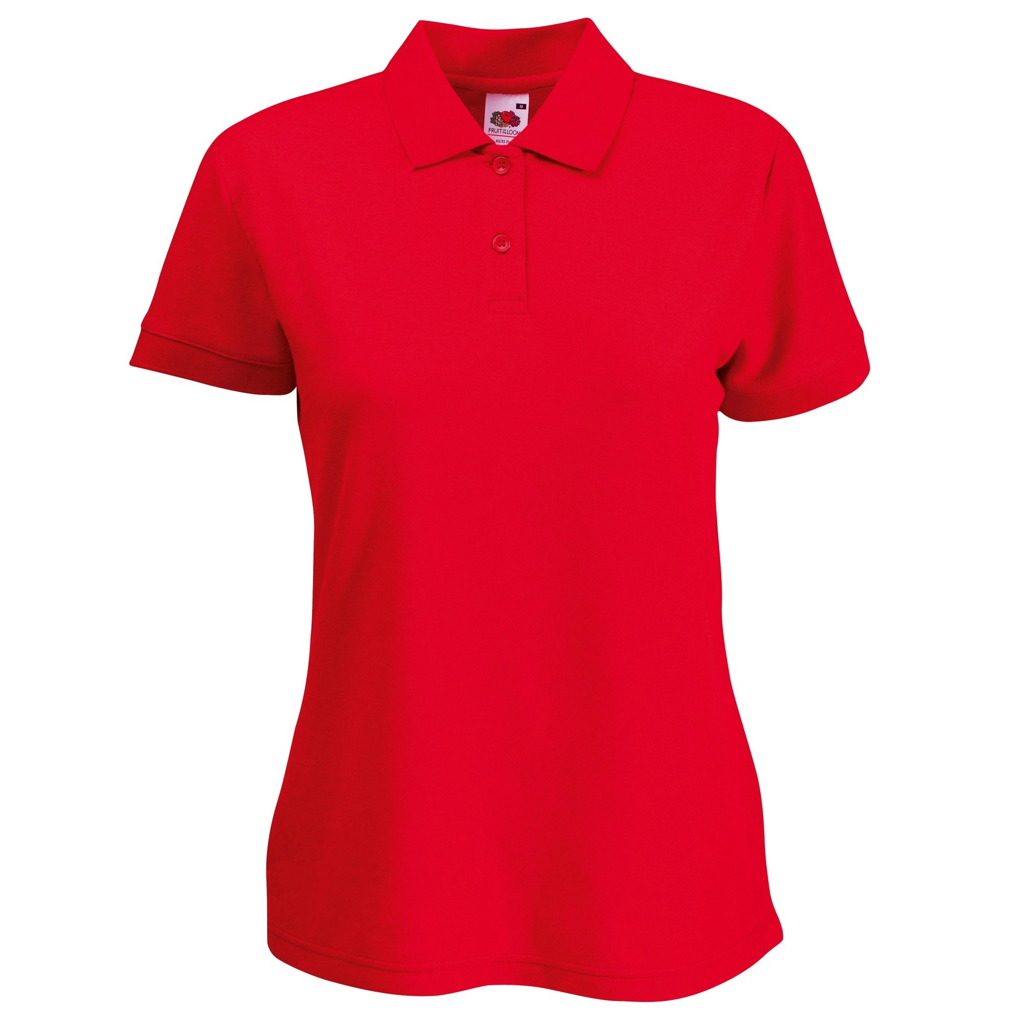 Fruit of the Loom Womens Lady-Fit 65/35 Short Sleeve Polo Shirt