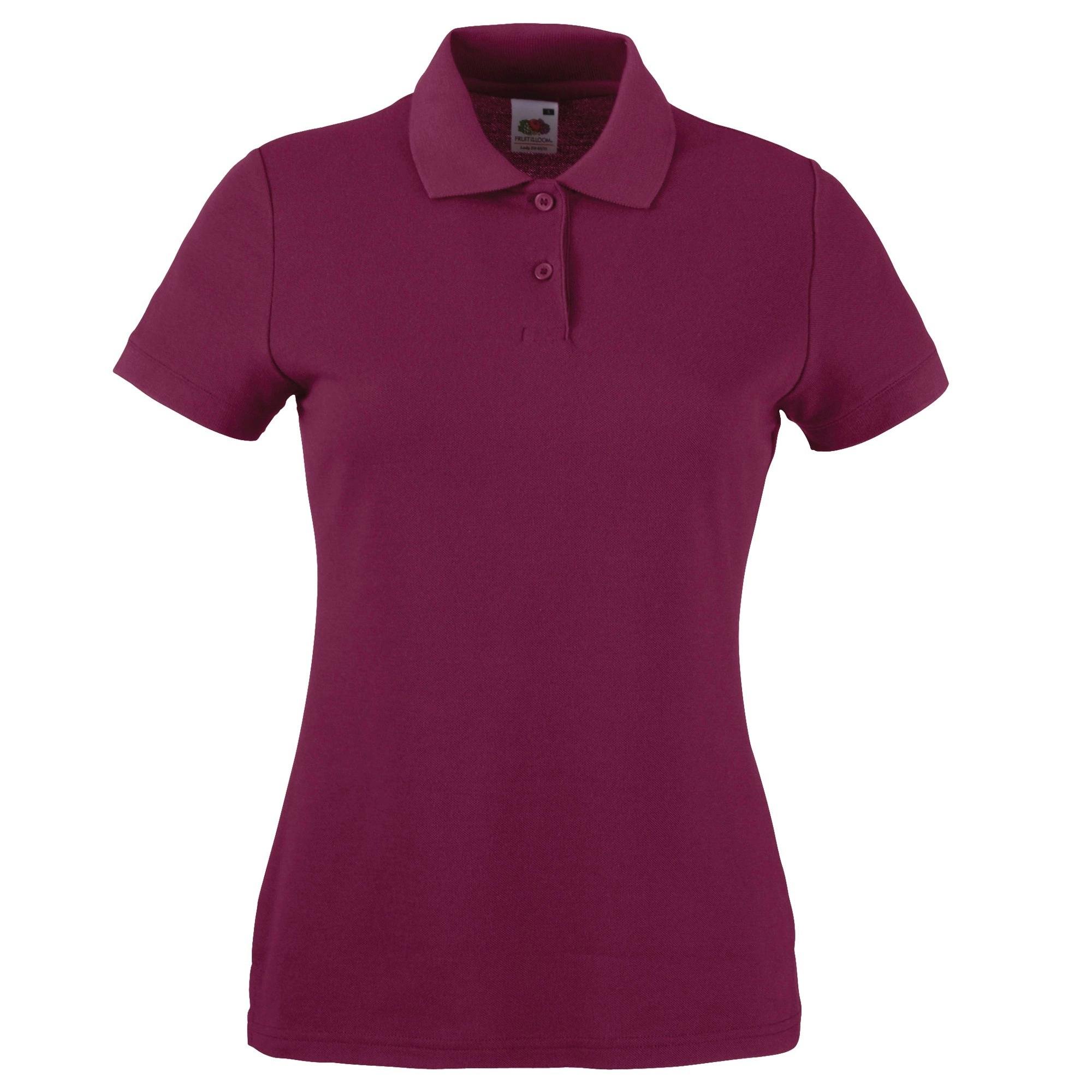 Fruit of the Loom Womens Lady-Fit 65/35 Short Sleeve Polo Shirt