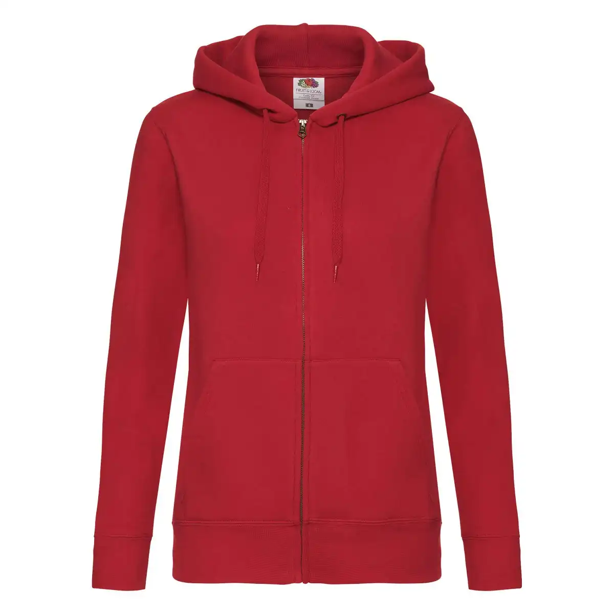 Fruit of the Loom Ladies Lady-Fit Hooded Sweatshirt Jacket