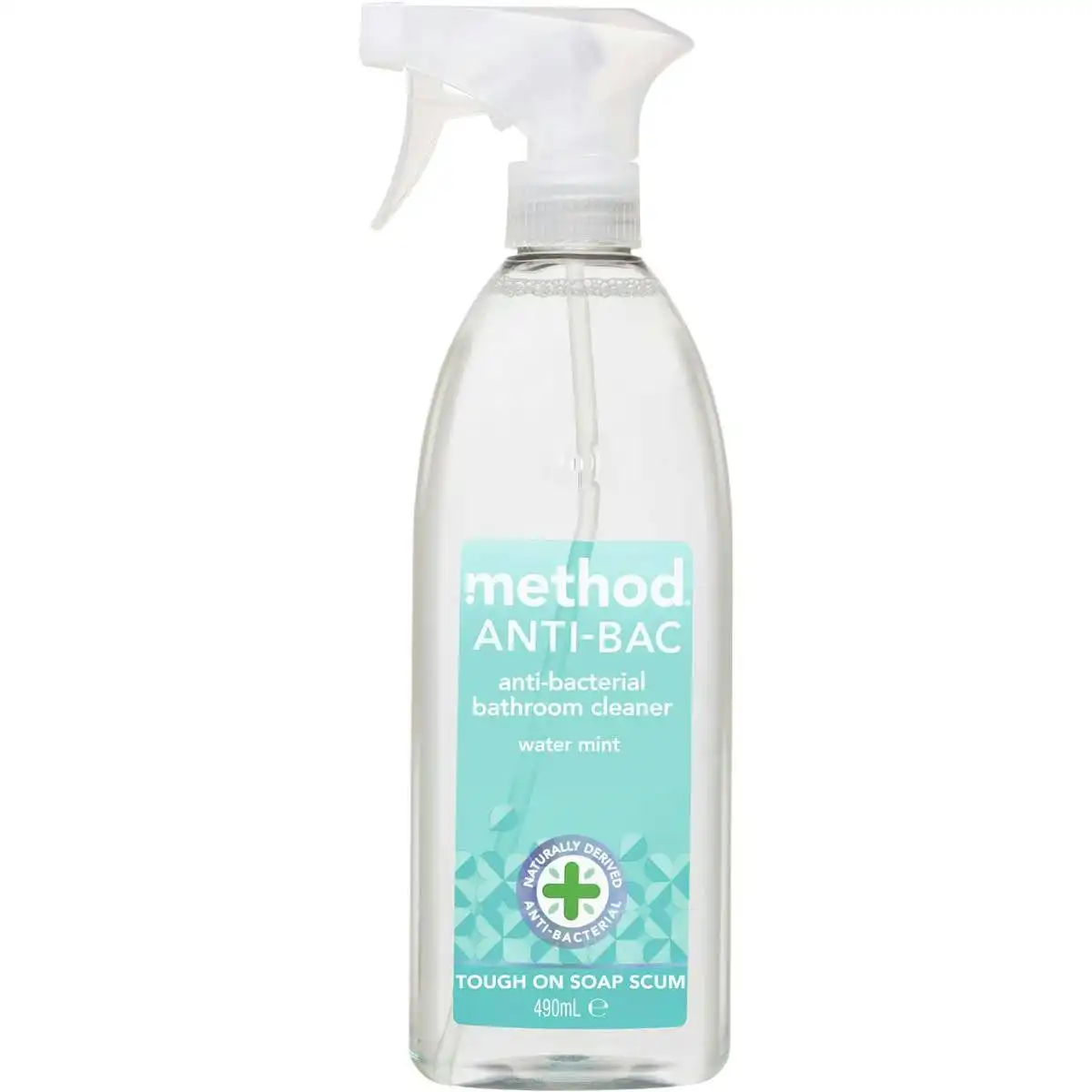 Method Anti-bacterial Bathroom Cleaner Water Mint 490ml