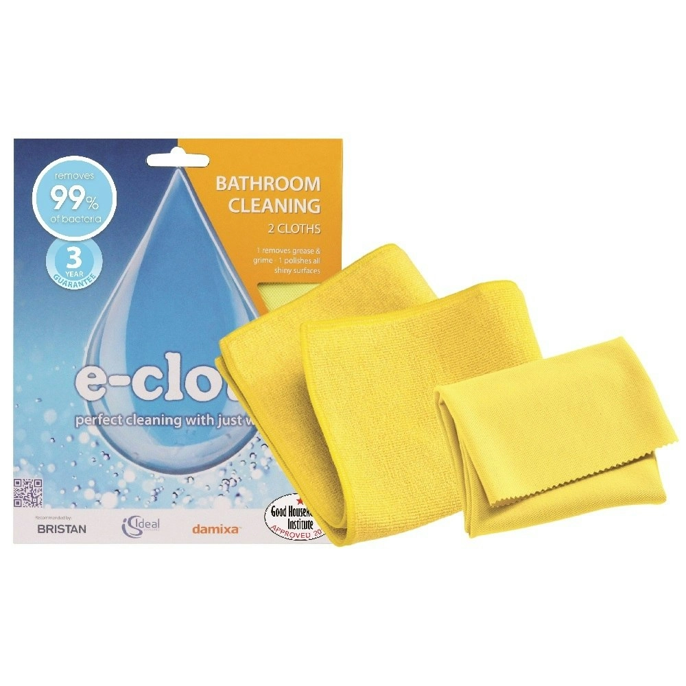 E Cloth Bathroom Cleaning Kit   Set 2 Cloths