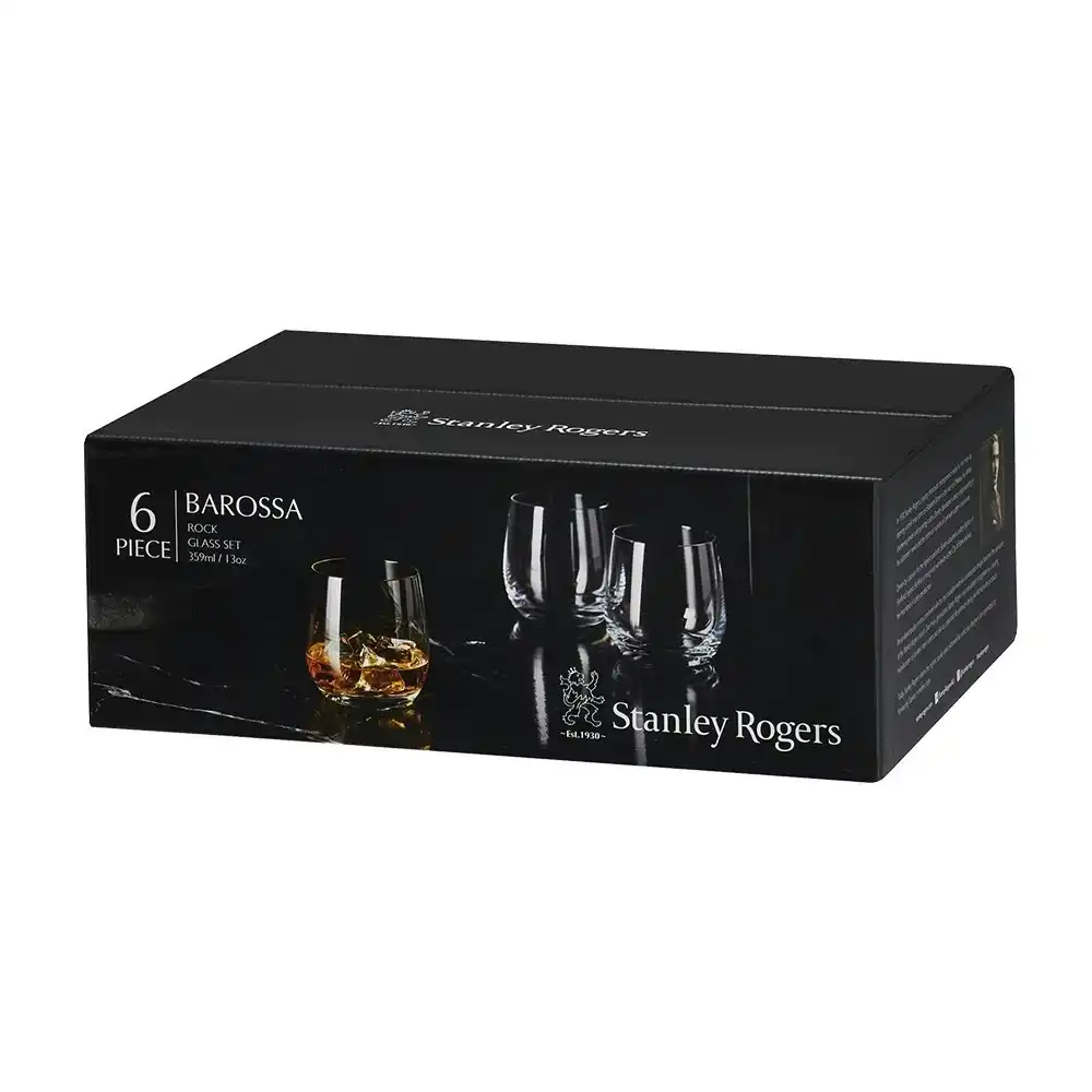 Stanley Rogers BAROSSA ROCK GLASSES 359ml SET 6