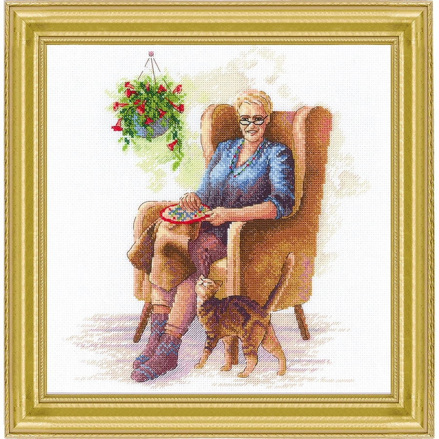 Stitching Time Cross Stitch- Needlework