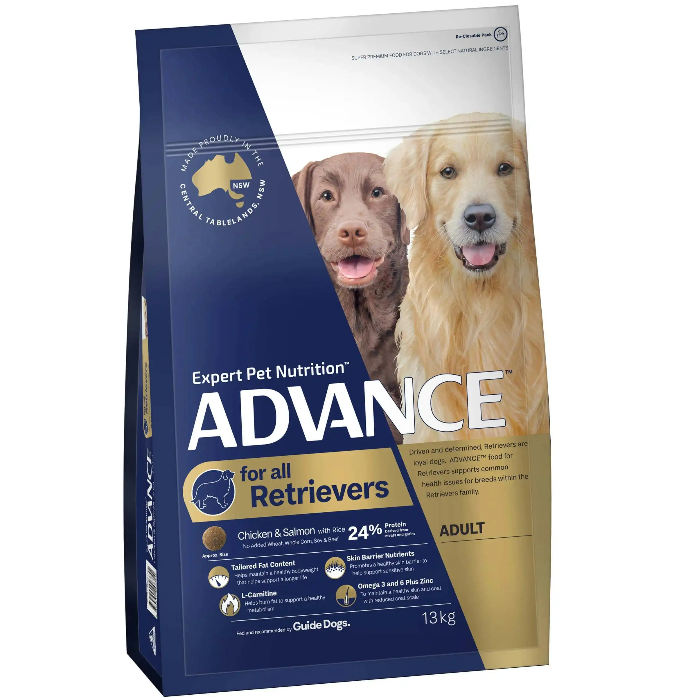 Advance Adult Retriever Dry Dog Food 13kg