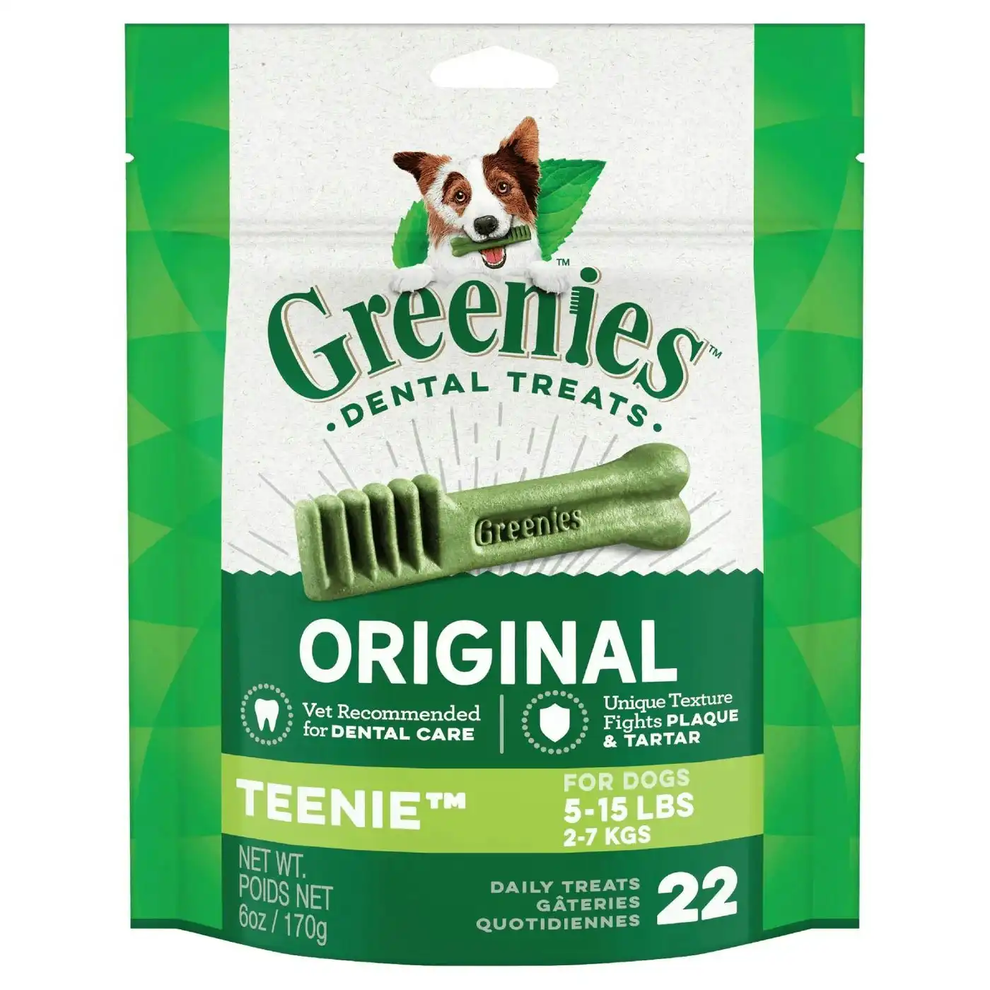Greenies Dog Original Dental Treats For Teenie Dogs