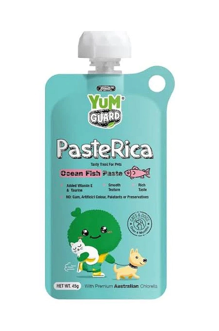 Yumguard Paste Rica Ocean Fish Dog and Cat Treat 24x45g