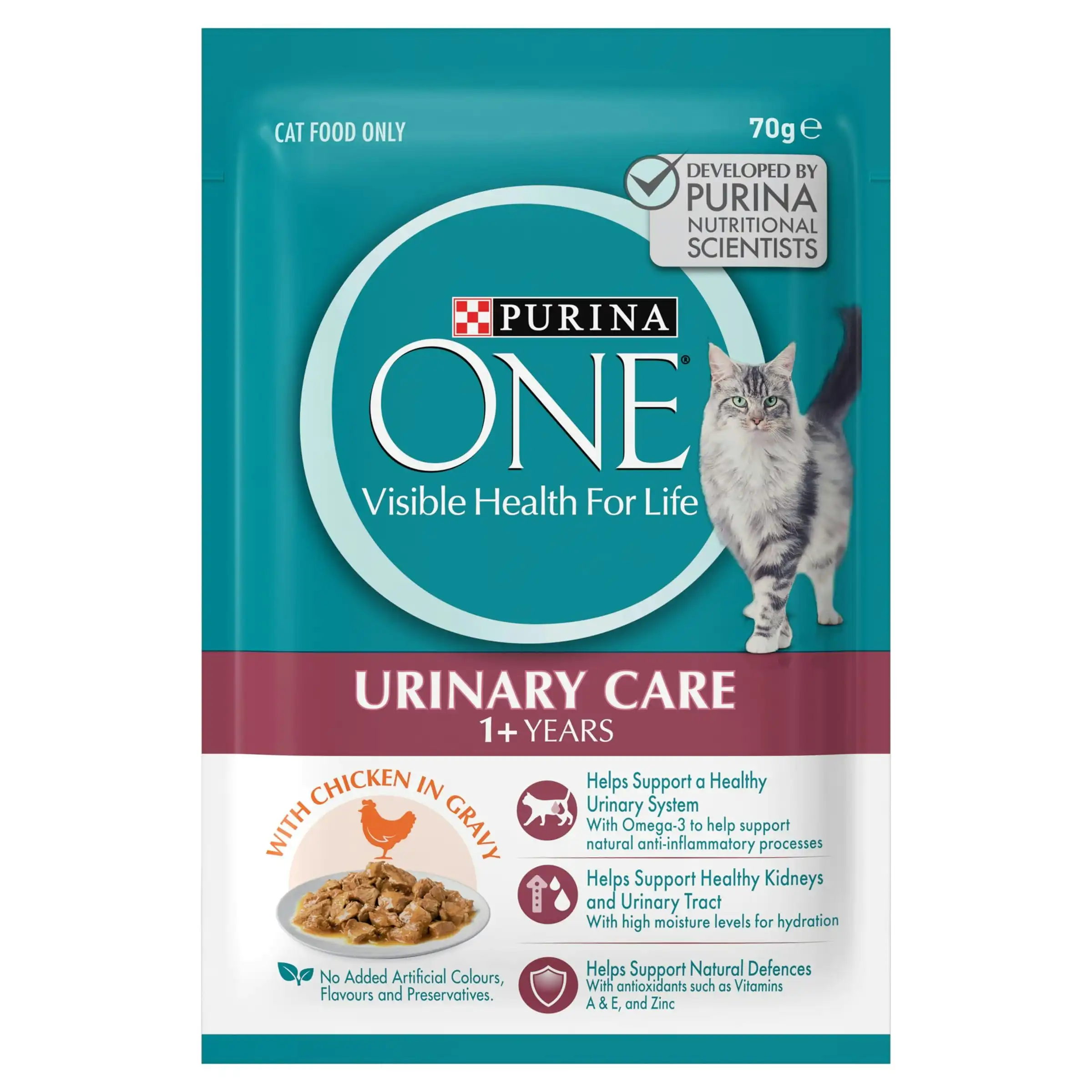 Purina One Adult Urinary Care Chicken Cat Dry Food 1.4kg