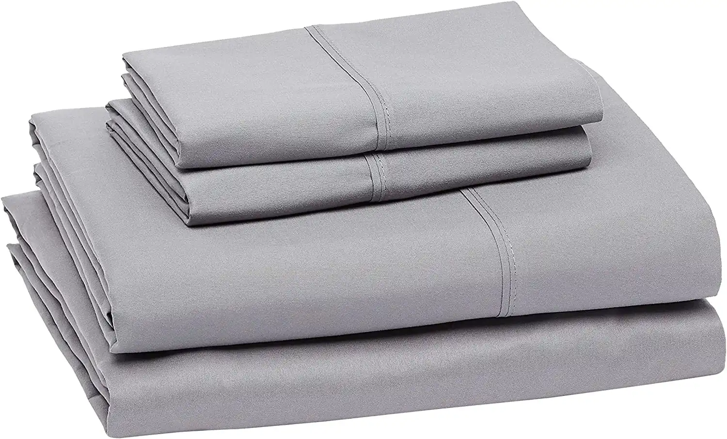 King Size Microfiber Bed Sheet Set Lightweight Super Soft Easy Care, 36cm Deep Pockets Dark Gray