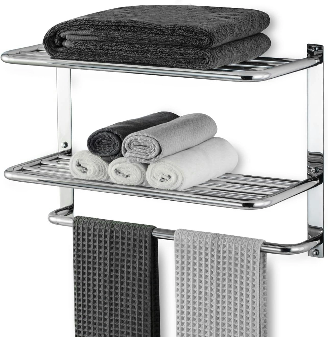 Bathroom Towel Rack 3-Tier, Stainless Steel