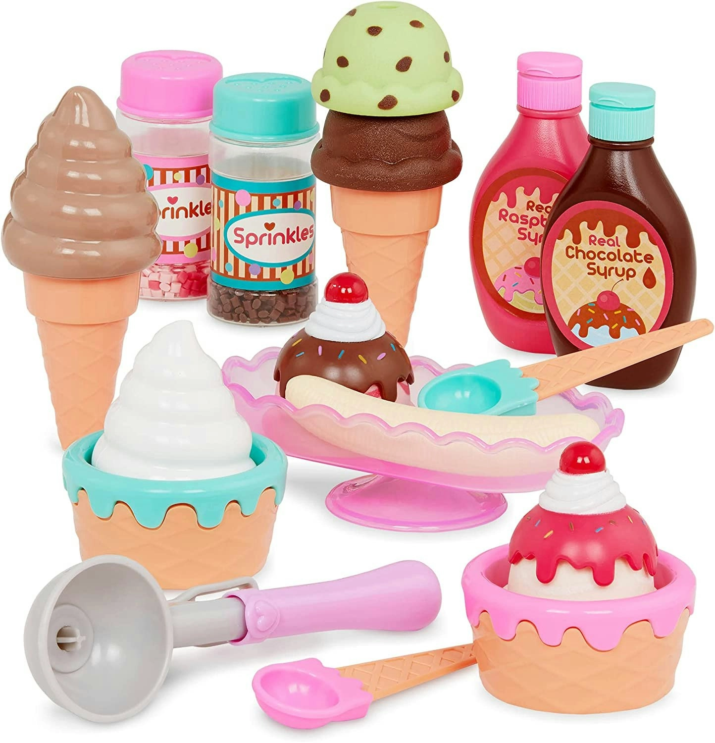 Sweet Treats Ice Cream Parlour Set, 21 Pieces, Toys for kids