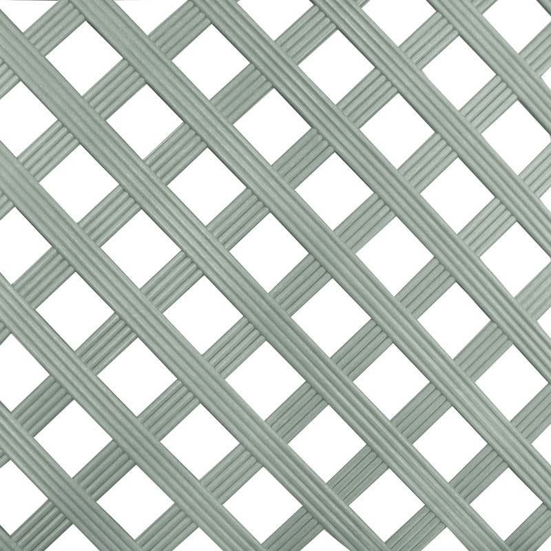 Plastic Lattice Reeded Green