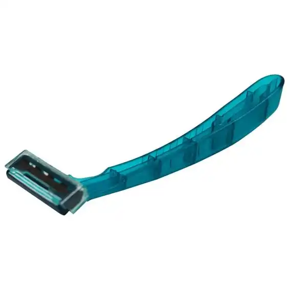 Livingstone Ultra Sharp Shaving Razors Triple Blade with Handle and Lubricating Strip Blue 10 Box