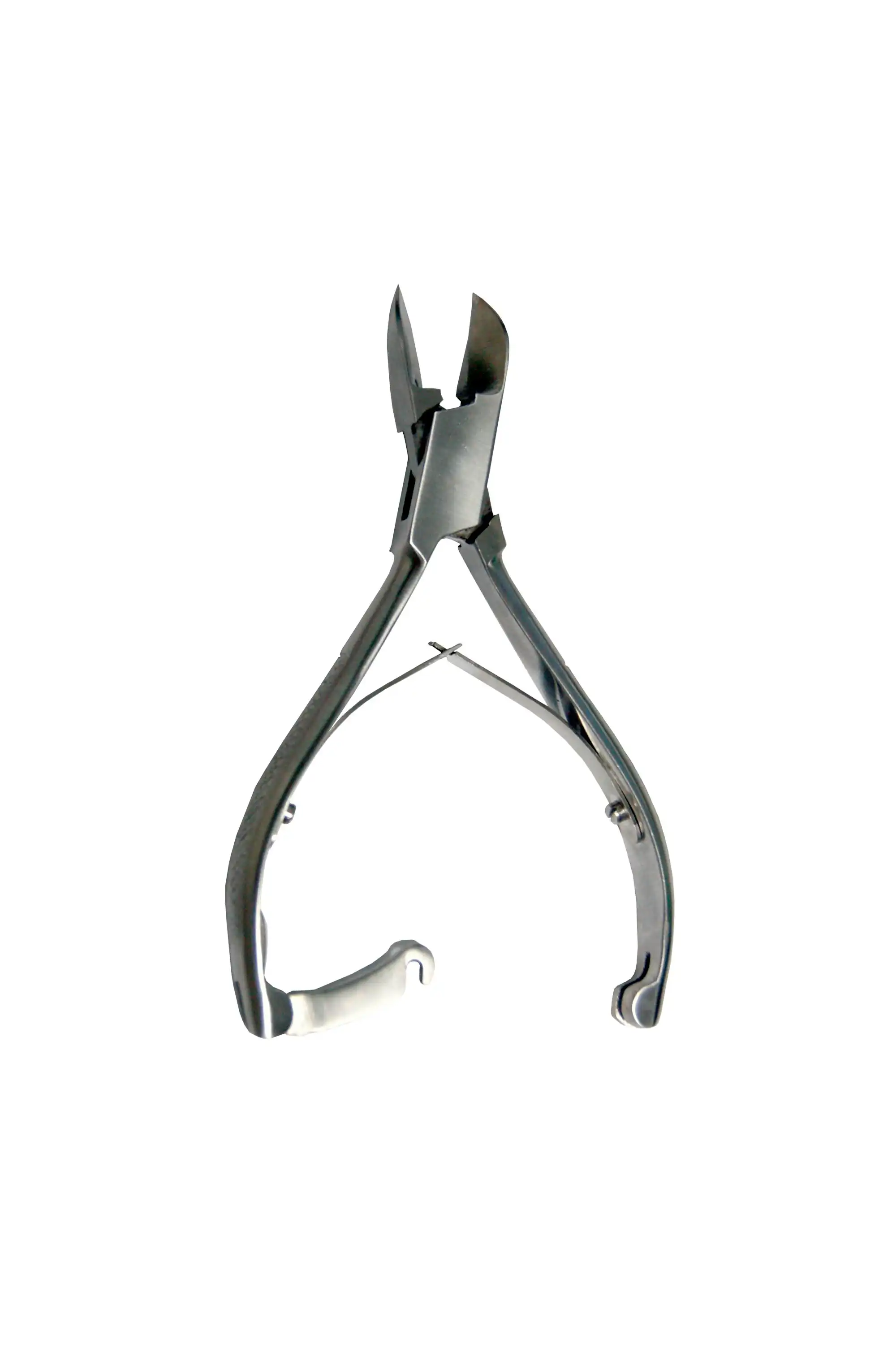 Livingstone Bone Cutter or Nail Clipper 145mm Long 20mm Curved Jaw Serrated Handle with Lock Two Arms 127g