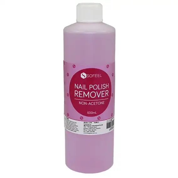 Sofeel Nail Polish Remover Non-Acetone Pink 500ml