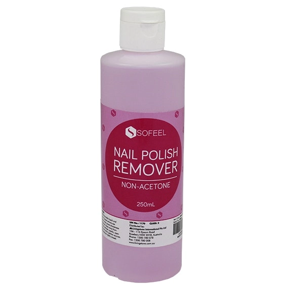 Sofeel Nail Polish Remover Non-Acetone Pink 250ml