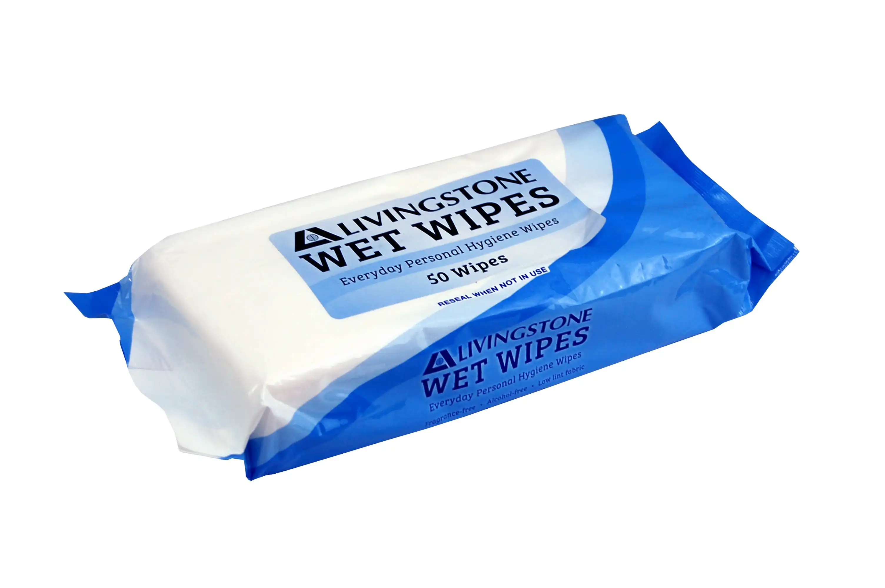 Livingstone Wet Wipes Adult 24x30cm 50 Pack