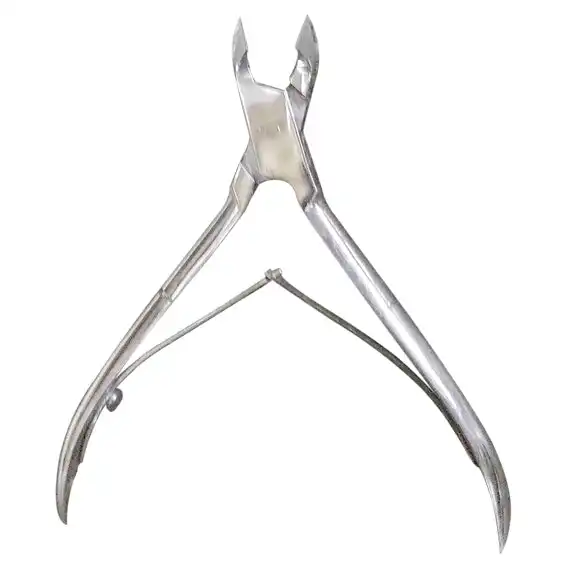 Livingstone Cuticle Clipper 100mm Long 5mm Straight Jaw Smooth Handle Plier Type One Arm 40.53g