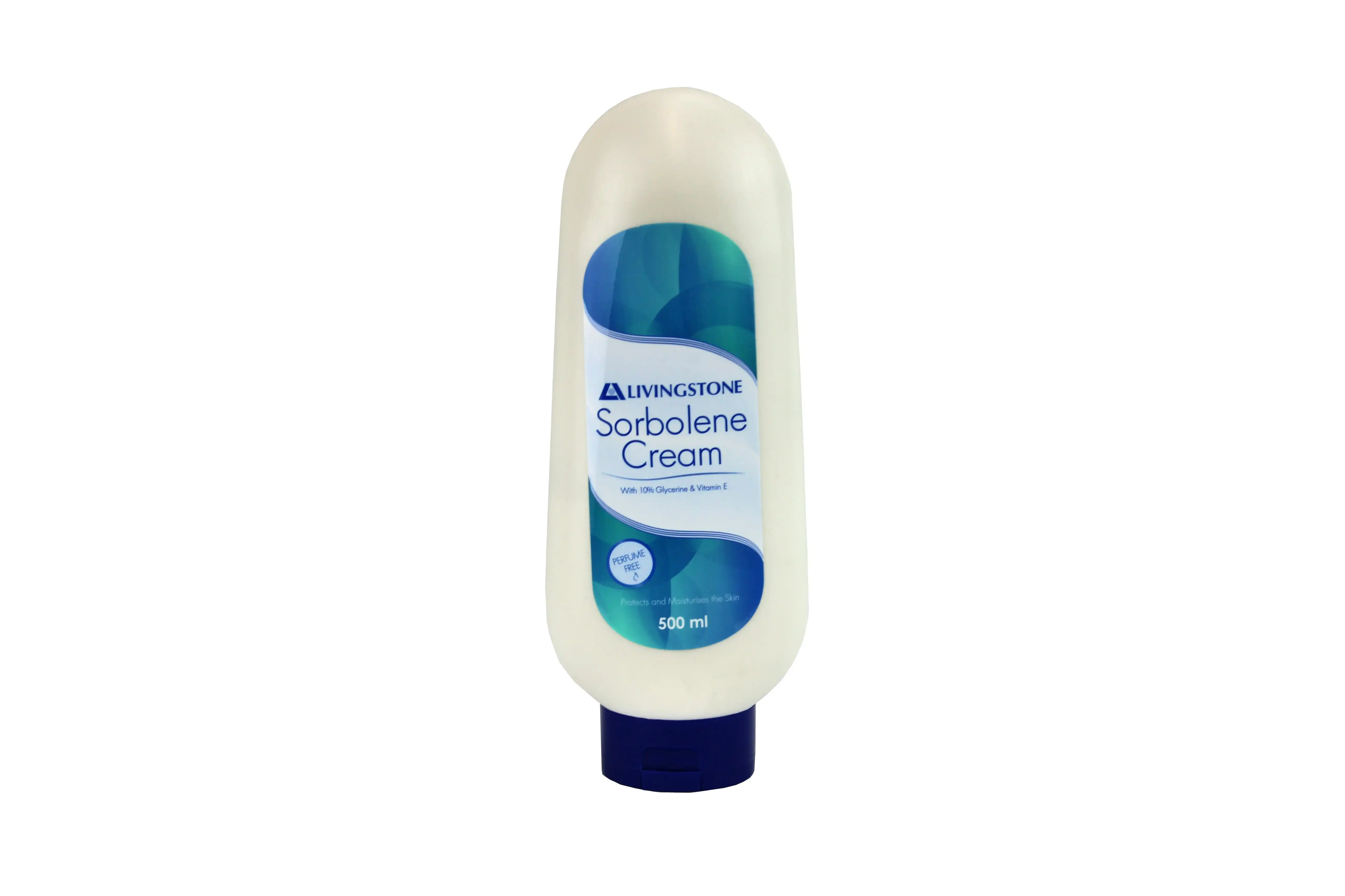Livingstone Sorbolene Cream with Vitamin E and 10% Glycerine - Mild pH 5.5 - 6.0 500mL Squeeze Bottle