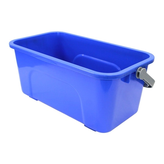 Livingstone Rectangular Bucket Window Cleaner, 11 Litres, Blue, Each x6