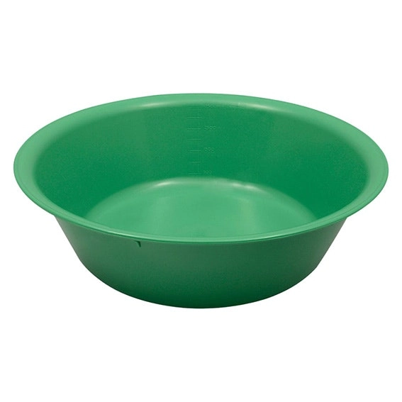 Livingstone Bowl Basin 3500ml 305mm Diameter x 89mm Height Autoclavable Plastic Green