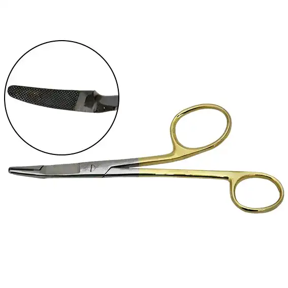 Livingstone Gillies Needle Holder with Scissors Combo 16cm Stainless Steel Tungsten Carbide