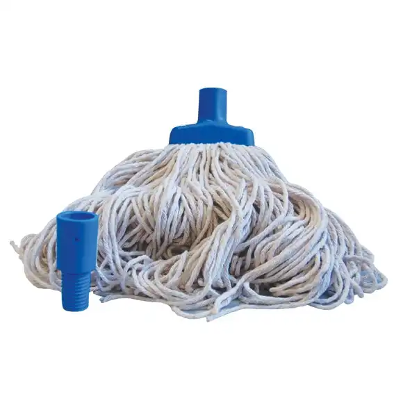 Livingstone Contractor Cotton Yarn Mop Head 500g, 22mm Screw Type Raw White