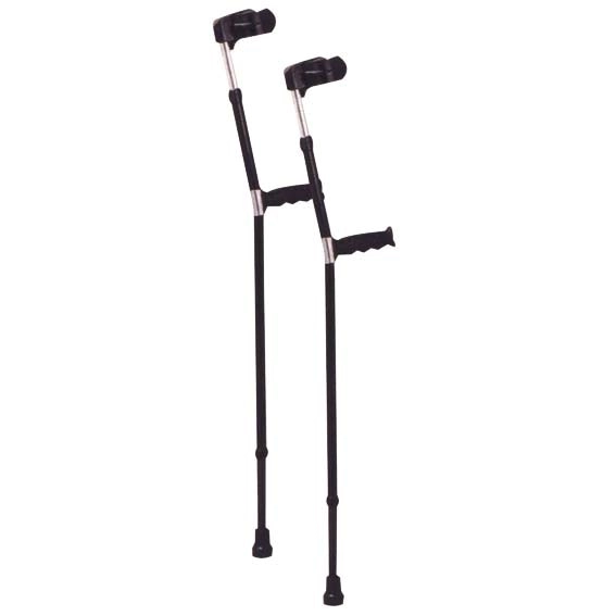 Livingstone Elbow Crutches Aluminium Adjustable Extra Large 125-134.5cm 2 Pack