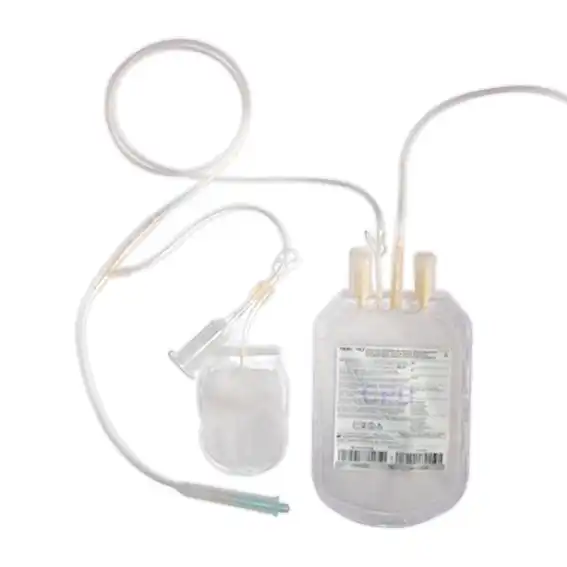 Single Blood Bag 450ml CPDA-1 Anticoagulant 16G Needle Non-Toxic Non-Pyrogenic Sterile 10 Pack
