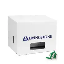 Livingstone Roll Dispenser White Enamel 265mm x 198H x 175D