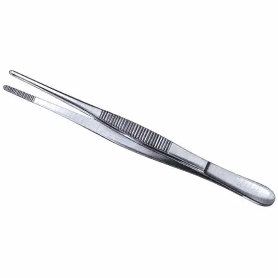 Livingstone Dressing Thumb Forceps 15cm Blunt Points Stainless Steel