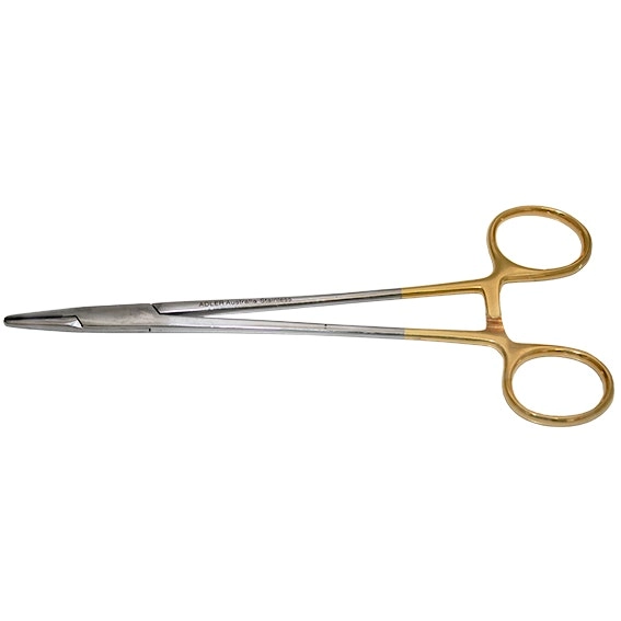 Adler Debakey Needle Holder, 18cm, Stainless Steel, with Tungsten Carbide, Each